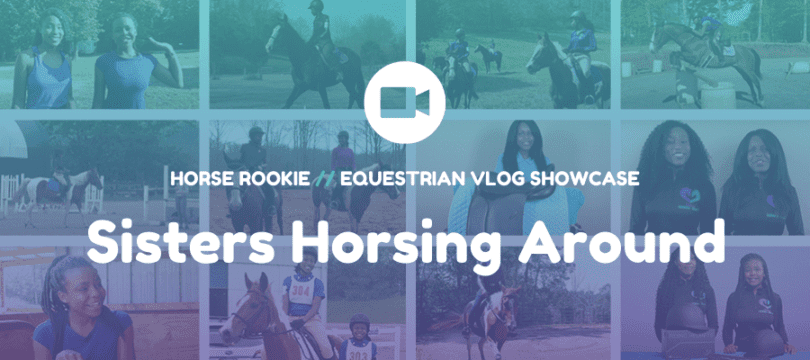 sisters horsing around vlog hero