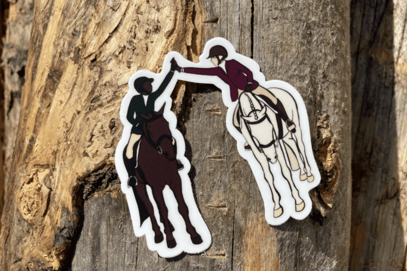 the positive equestrian stickers