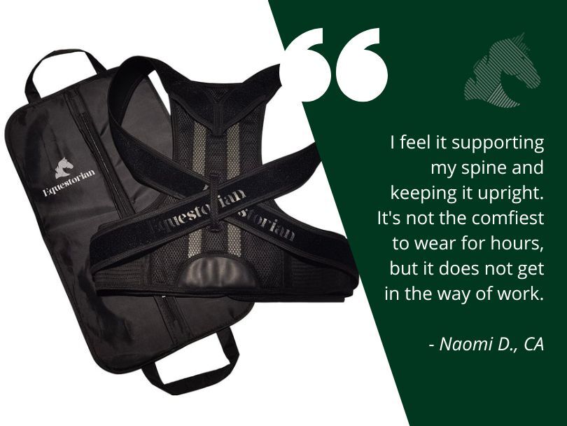 Sit Tall & Kick On (Equestorian Back Brace Rider Review) Horse Rookie