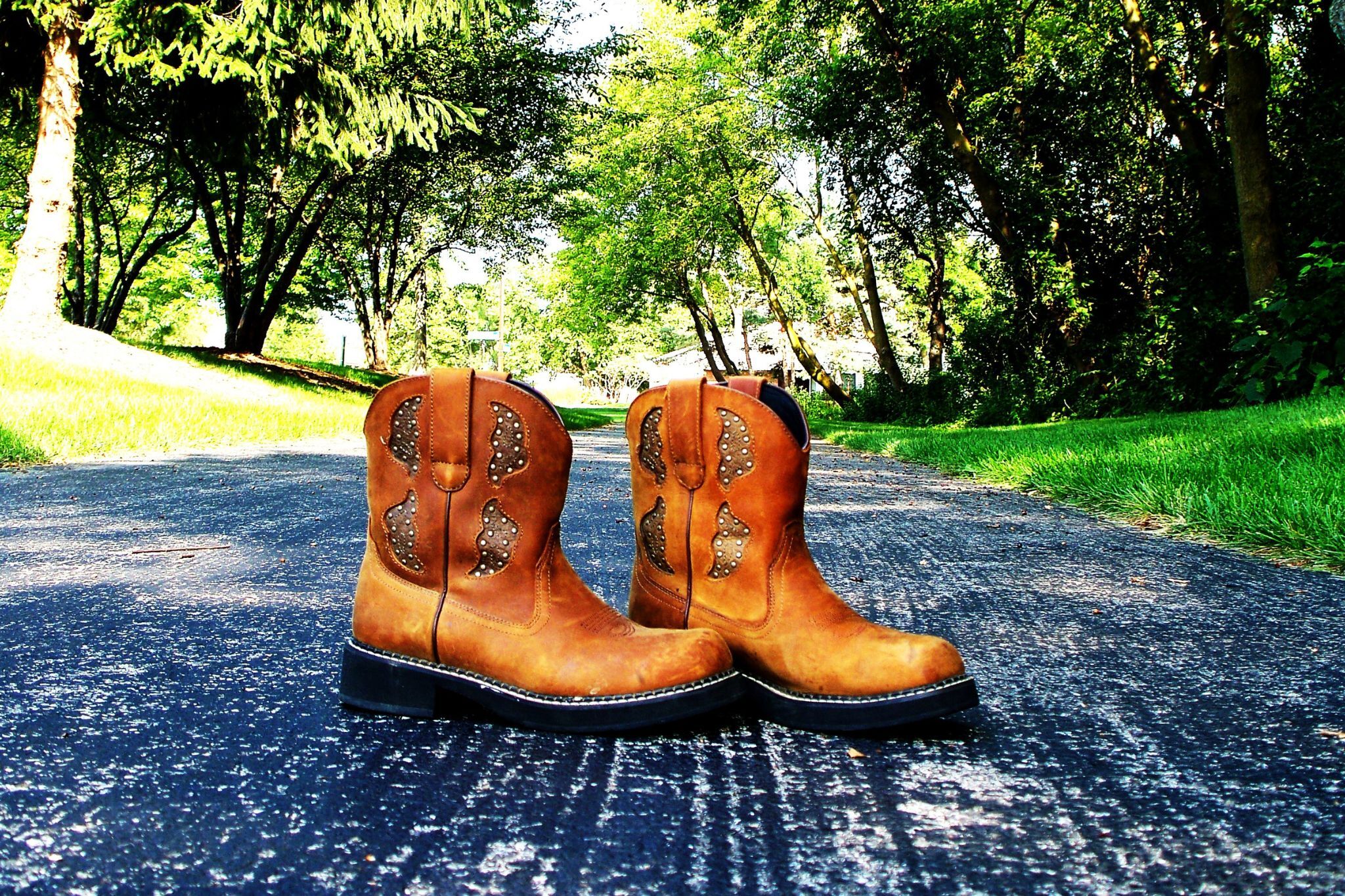 Crazy Horse - Papaya Short Cowboy Boots