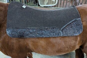 Couverture De Selle Western Show Horse, Laine De Nouvelle-Zélande, 34x36 Pouces, Design Tissé Main